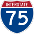 Interstate 75 marker