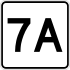 Route 7A marker