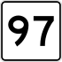 Route 97 marker