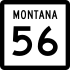 Montana Highway 56 marker