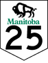 Manitoba Highway 25 shield