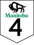 Manitoba Highway 4 shield
