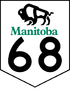 Manitoba Highway 68 shield