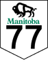 Manitoba Highway 77 shield
