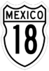Federal Highway 18 shield