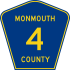 Monmouth County Route 4 NJ.svg