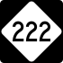 NC 222 marker
