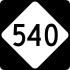 NC 540 marker