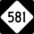 NC 581 marker