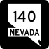State Route 140 marker
