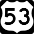U.S. Route 53 marker