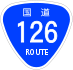 National Route 126 shield