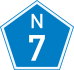 National Route N7 shield