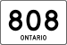 Ontario Highway 808.svg