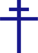 Patriarchical cross used in eastern tradition