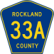 Rockland County Route 33A NY.svg