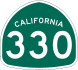 State Route 330 marker