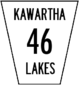Kawartha Lakes Municipal Road 46 shield