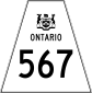 Highway 567 shield