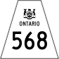 Highway 568 shield