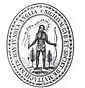 The colony's first seal, depicting a dejected Native American with arrows turned downwards, saying "Come over and help us", an allusion to Acts 16:9 of Massachusetts Bay Company