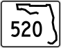 State Road 520 marker