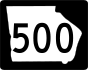 State Route 500 marker