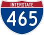 Interstate 465 marker