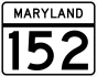 Maryland Route 152 marker