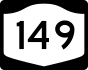 NYS Route 149 marker