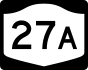 NYS Route 27A marker