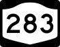 NYS Route 283 marker