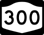 NYS Route 300 marker