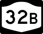 NYS Route 32B marker