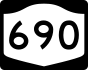 NYS Route 690 marker