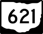 State Route 621 marker