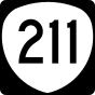 Oregon Route 211 marker