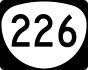 Oregon Route 226 marker