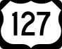 U.S. Route 127 marker
