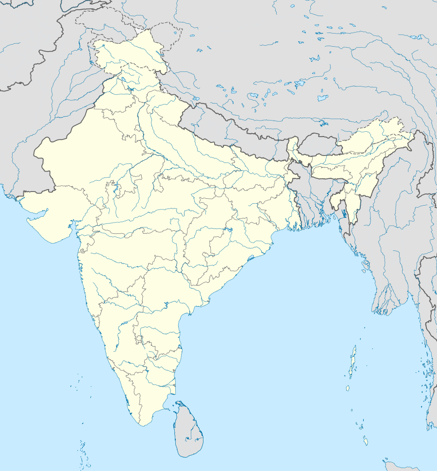 Map of the main forts of Coromandel Coast of India