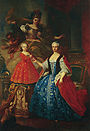 Giuseppe Duprà Charles Emanuel of Savoy with his mother Maria Antonietta of Spain.jpg