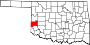 Beckham County map
