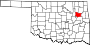 Wagoner County map